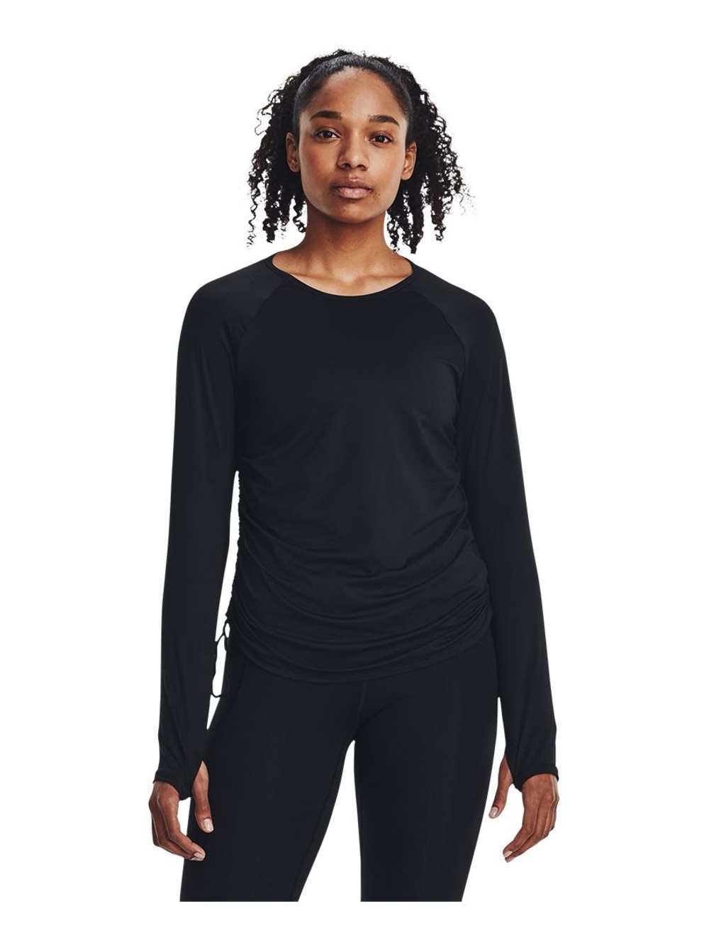 H&M Long-Sleeve Black Women's Performance Top Size Large